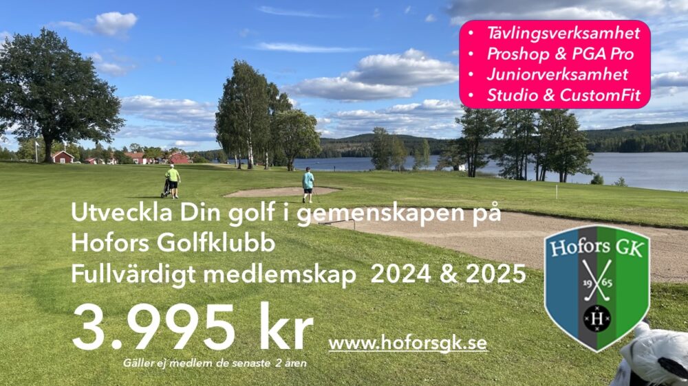 Bli medlem på Hofors GK